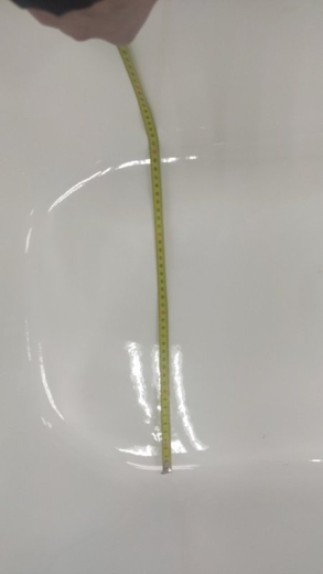 Ванна акрилова Atlantis C-3140 з переливом, біла, ноги золото 176х75х75 (AT-C3140WGL-SAL) - 3