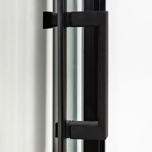 Душевая кабина MIRA black 90x90x205 мелкий поддон - 3