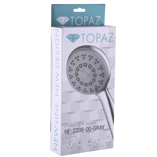 Душова лійка Topaz NF-2208-00-GRAY 97949003041926037 - 3