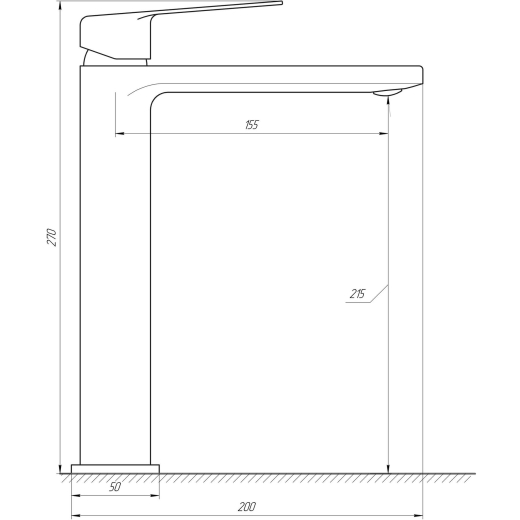 Змішувач для умивальника TOPAZ ODISS TO 18203-H52 9694900304195949 - 000021361 - 4