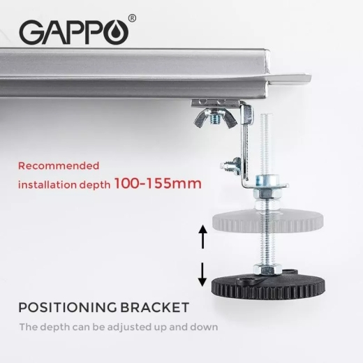 Душовий трап GAPPO G88007-3, 70х800 - 2