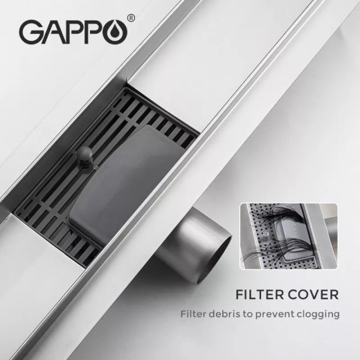 Душовий трап GAPPO G88007-3, 70х800 - 4