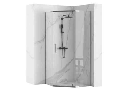 Душова кабіна REA AXIN 90x90 Хром РЕА-K8779 - 1