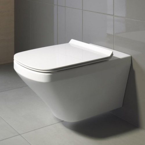 Унитаз подвесной с крышкой Duravit DuraStyle Rimless®370х540 мм 45510900A1 - 4