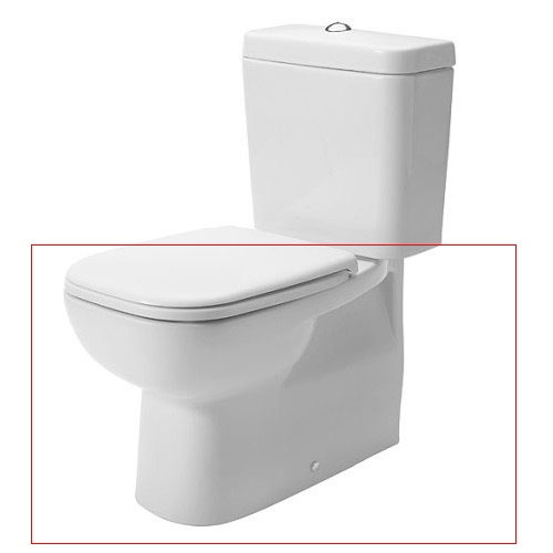 Унітаз підлоговий Duravit D-Code 355x650 мм 21180900002 - 1