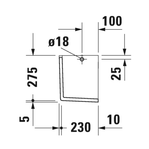 Полупьедестал Duravit Starck3 0865170000 - 4