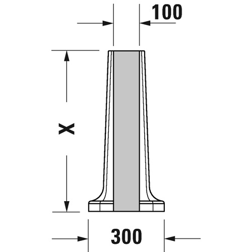 Пьедестал Duravit 1930 0857900000 - 4