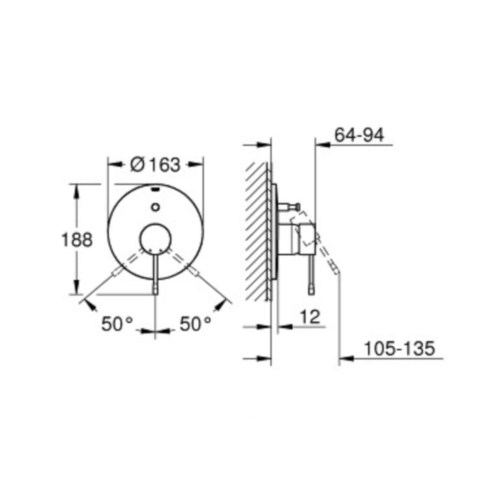 Змішувач для ванної Grohe Essence 19285DL1 - 2