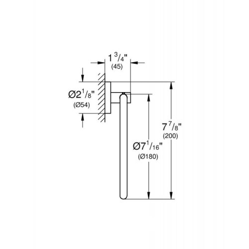 Держатель для полотенца Grohe Essentials 40365AL1 - 2
