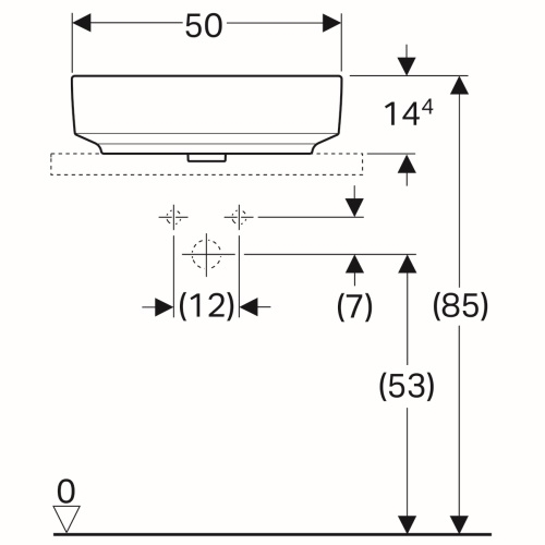 Умивальник Geberit VariForm 500.775.01.2 - 4