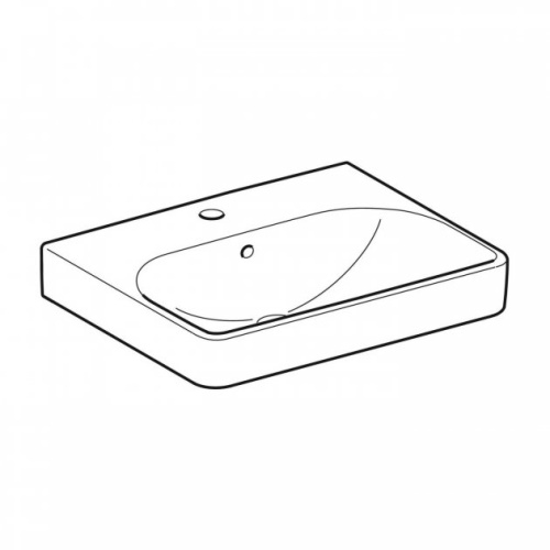 Умивальник Geberit Smyle Square 500.259.01.1 - 5