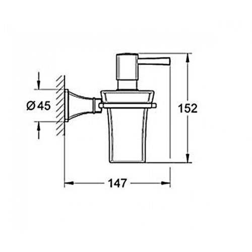 Дозатор для мыла Grohe Grandera 40627IG0 - 2