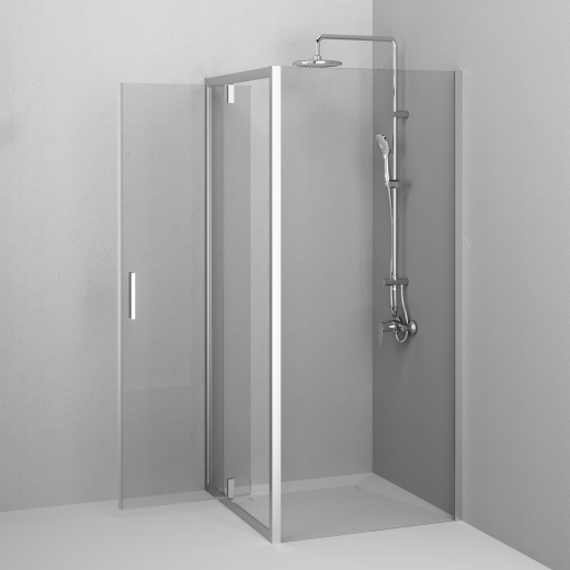 Душова кабіна AM.PM Gem Square Pivot 90x90 см без піддону W90UG-404-9090-MT - 5