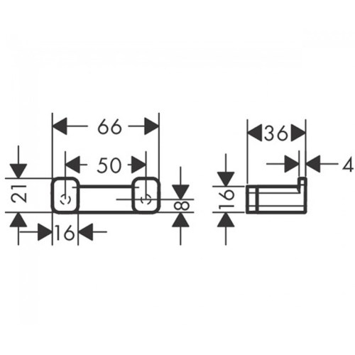 Крючок Hansgrohe Addstoris 41755700 - 2