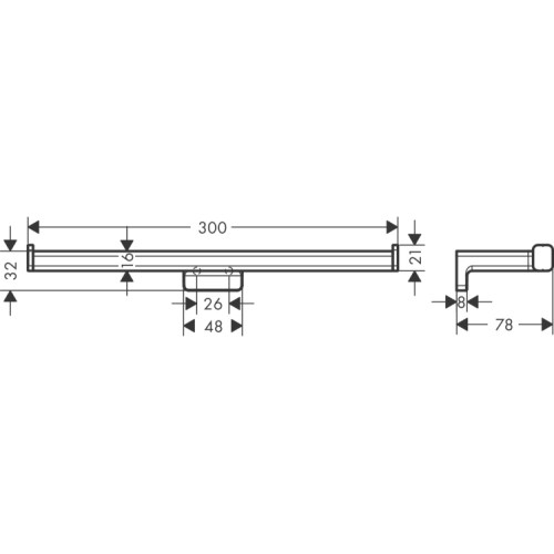 Полотенцедержатель Hansgrohe Addstoris 41748670 - 2