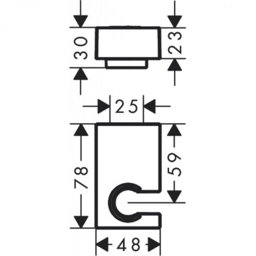 Тримач для лійки Hansgrohe Porter E 28387670 - 2