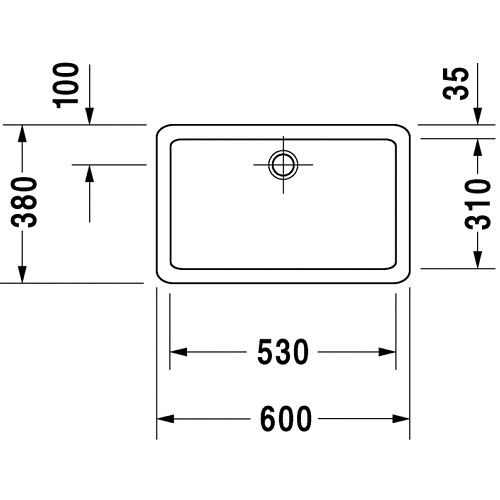 Умывальник Duravit Vero 0455600000 - 2