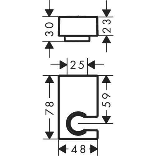 Тримач для лійки Hansgrohe Porter E 28387000 - 2