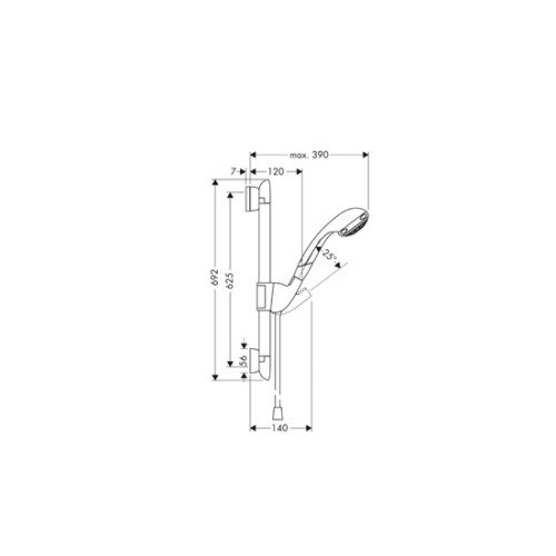 Душовий набір Hansgrohe Aktiva 27863000 - 2