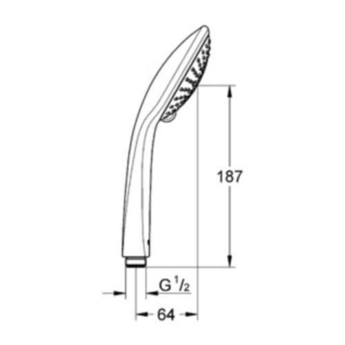 Лійка для ручного душу Hansgrohe Croma 27222000 - 2