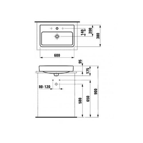 Умивальник Laufen Pro S H8129530001041 - 2