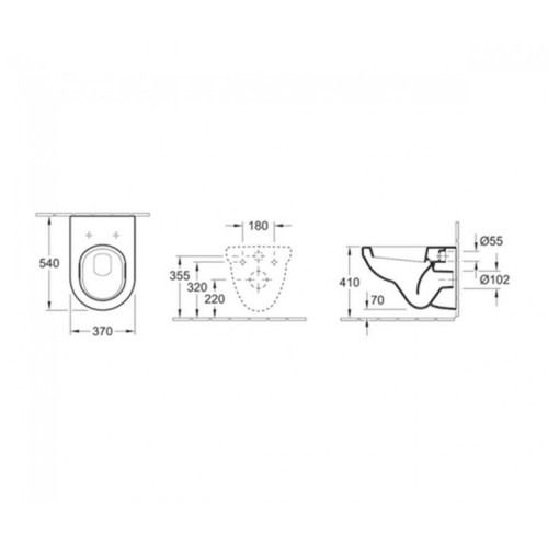Унітаз підвісний Villeroy & Boch Verity Desing 568010R1 - 2