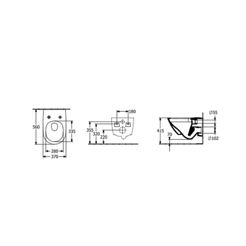 Сидіння для унітазу Villeroy & Boch Subway 8M42S101 - 2
