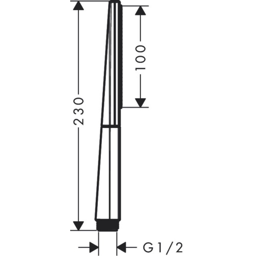 Ручний душ Hansgrohe Rainfinity 26866000 - 2