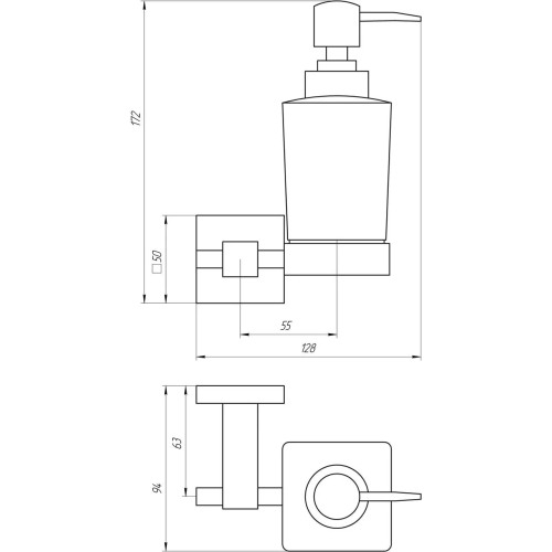 Дозатор жидкого мыла Globus Lux BQ9433 97949003041923281 - 000022208 - 2