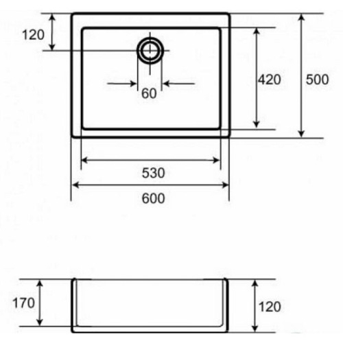 Умивальник Villeroy&Boch O.Novo 60x50 см 63220001 - 2