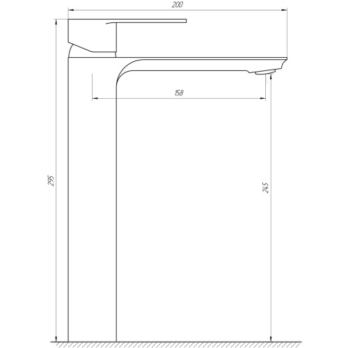 Смеситель для умывальника Globus Lux Milano GLM-201-BB 9694900304196469 - 000021923 - 2