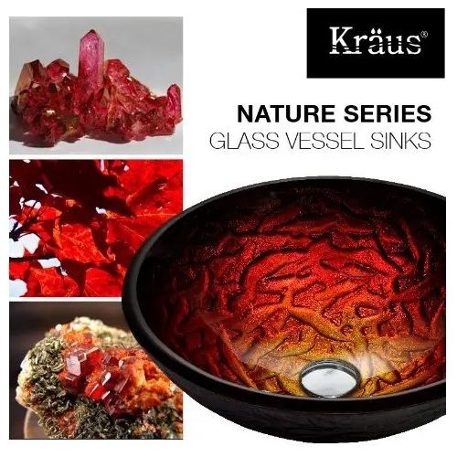 Умивальник Kraus GV Nature GV-393-19mm - 3