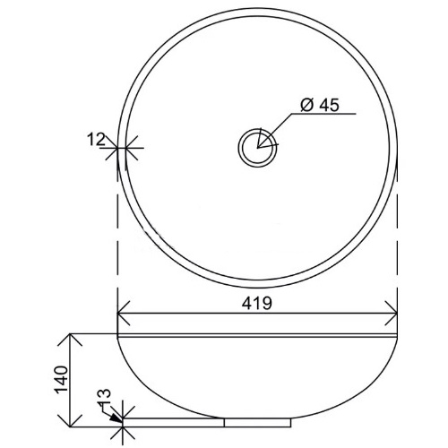 Умивальник Kraus GV Multi-Color GV-710-12mm - 4