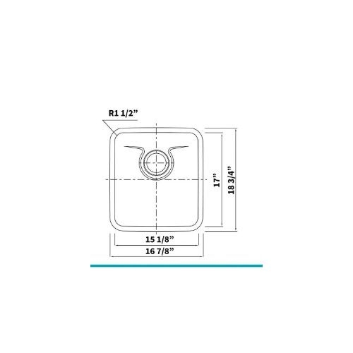 Кухонна мийка Kraus Dex KD1US17B - 4
