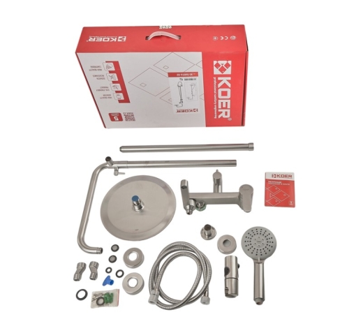Душова система Koer KI-56016-02 нерж (KR4791) - 9