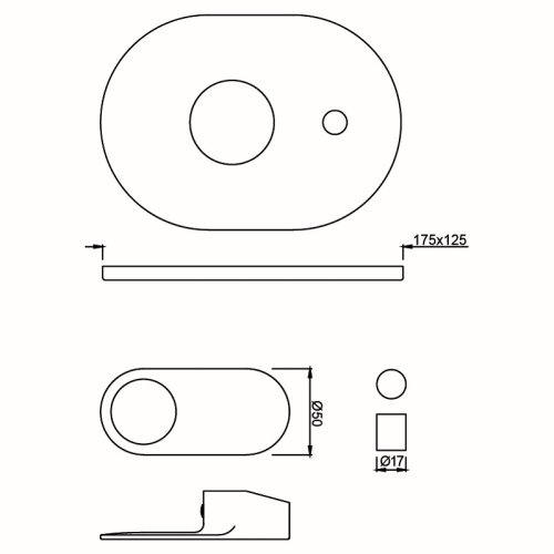 Смеситель для ванны JAQUAR Ornamix Prime  ORP-CHR-10065KPM - 2