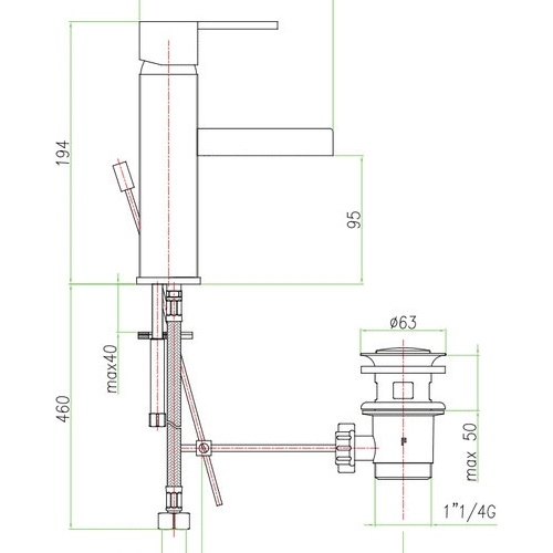 Смеситель для умывальника Santan Xs-vip 79CR7705 74216005 - 2
