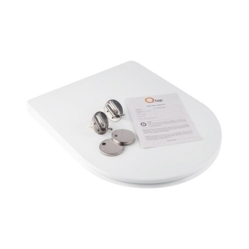 Сидіння для унітазу Qtap Swan /Jay з мікроліфтом Slim QT99SC5176W - 7