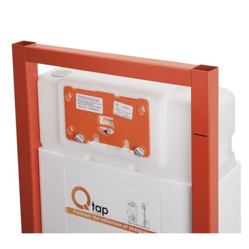 Комплект: інсталяція Qtap Nest ST із квадратною панеллю змиву QT0133M425M06028CRM - 3