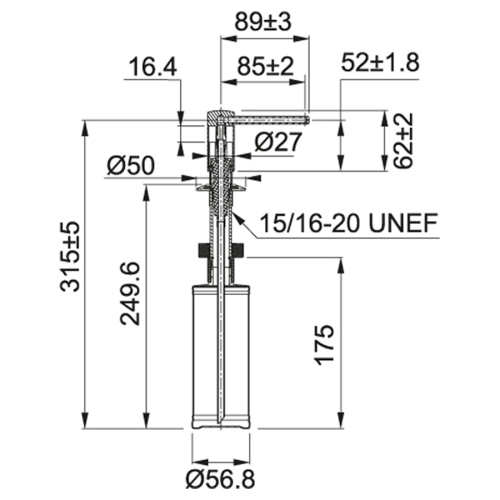 Дозатор для моющего средства Franke Comfort 119.0578.744 - 2
