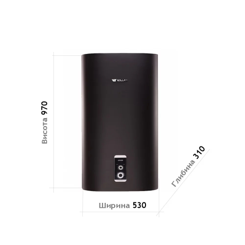 Водонагрівач Willer Grand EV80DR Grand-SS-blackm - 2