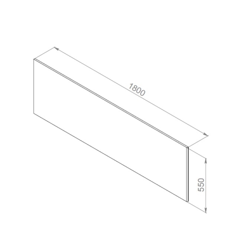 Панель для ванни AM.PM Inspire 2.0 фронтальна W52A-180-080W-P - 2