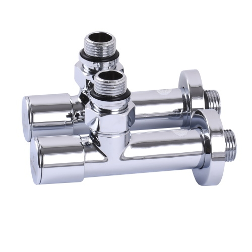 Кран вентильний кутовий з американкою Solomone Lux 1/2" (2шт КОМПЛЕКТ) CHROM 7777 9694900304192288 - 3