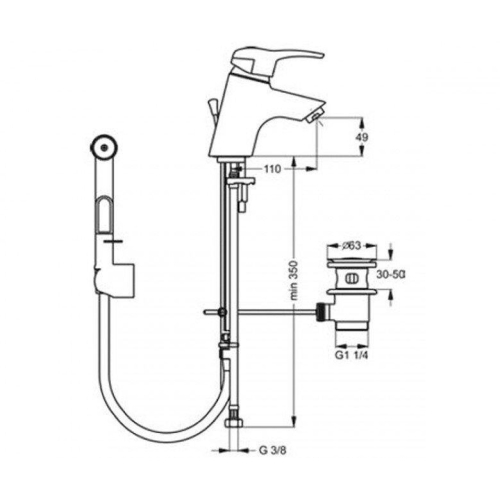 Смеситель для умывальника Vidima Seva Light B8946AA - 2