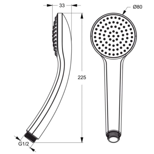 Душова лійка Ideal Standard IdealRain B9400AA - 2