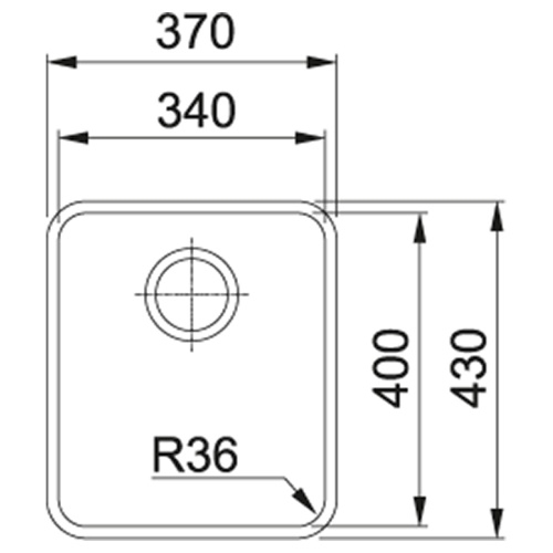 Кухонна мийка Franke Aton ANX 110-34 122.0204.647 - 2