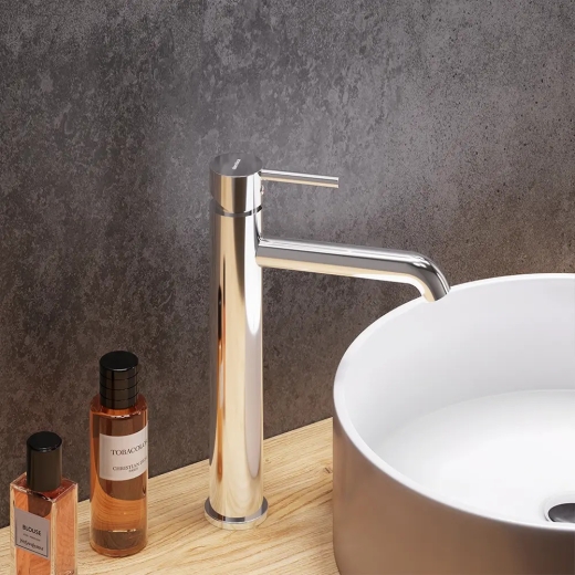 Cмеситель для умывальника с высоким изливом DAMIXA Scandinavian Pure хром 360250000 - 3