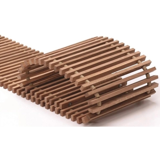 Решетка для конвектора дерево Konveka 2800x320 мм дуб GR280-32OAK - 3