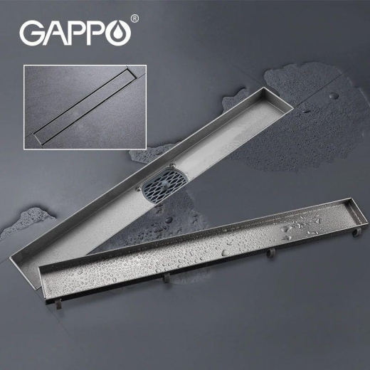 Трап для душу GAPPO 1000x70 мм, нержавіюча сталь G810007-4 - 3