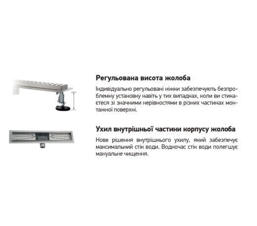 Душовий трап Koer FD20-70x350 (KR4740) - 4